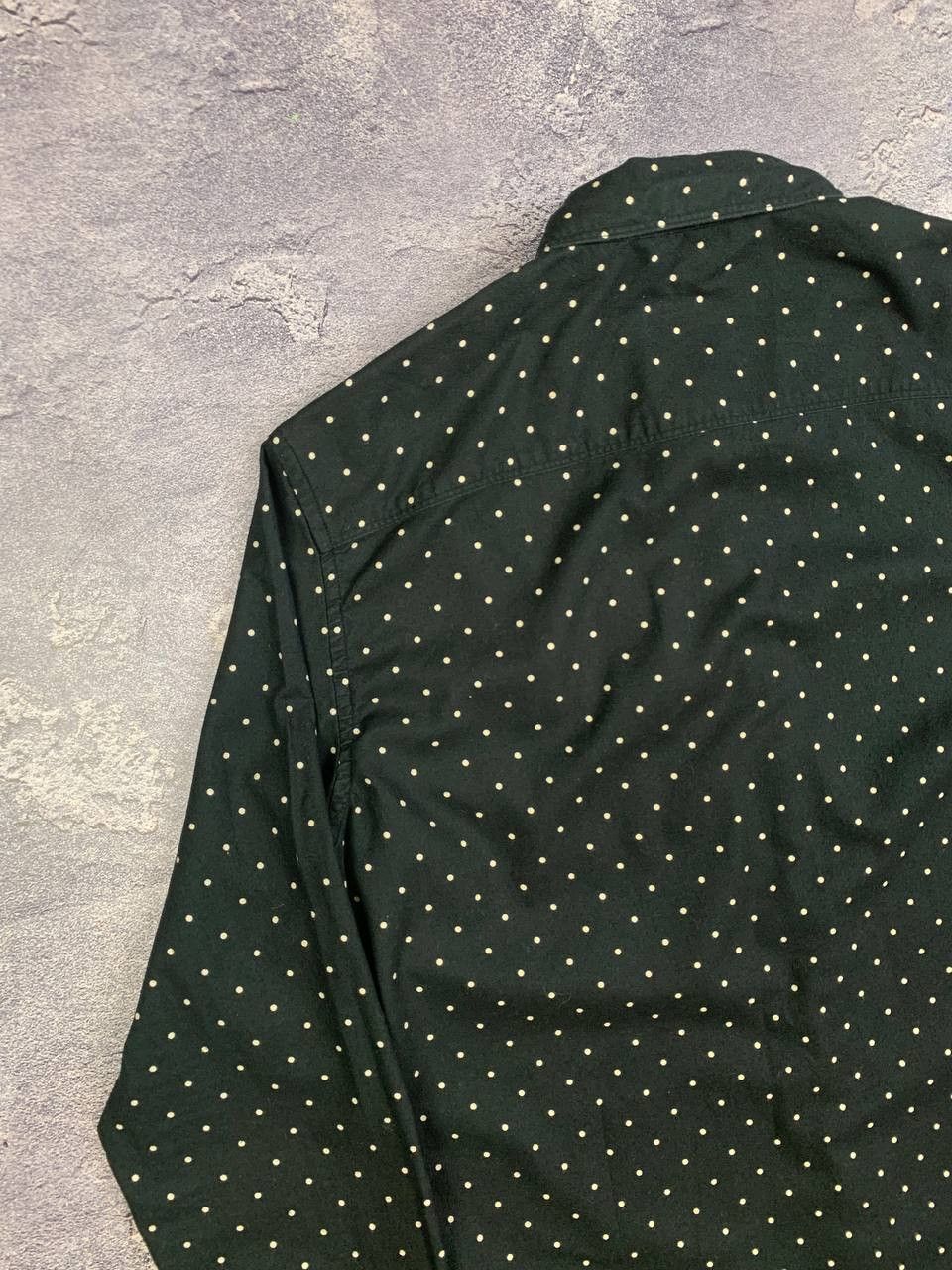 Allsaints AllSaints Button Up Shirt Black Polka Dot Long Sleeve Size US M / EU 48-50 / 2 - 12 Thumbnail