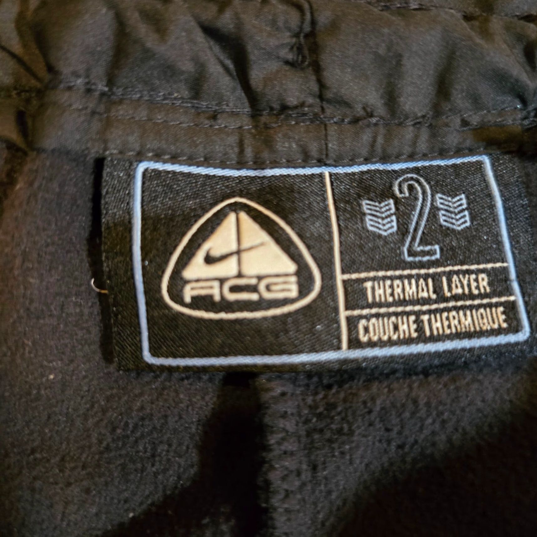 Nike Nike ACG Pants Women Medium Black Fleece Sherpa Thermal Layer Ski Outdoor Winter (Tapered) Size 32" / US 10 / IT 46 - 6 Thumbnail