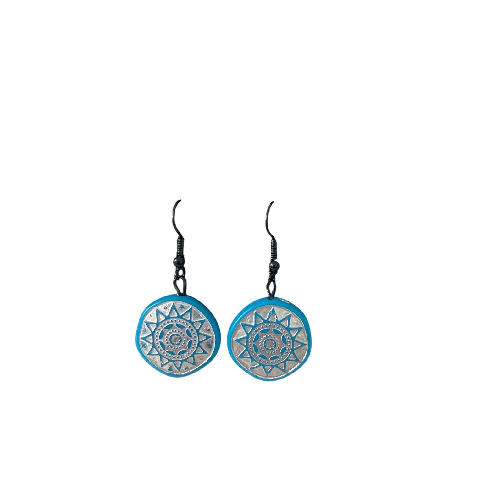 Handmade sunburst earrings Size ONE SIZE - 1 Thumbnail