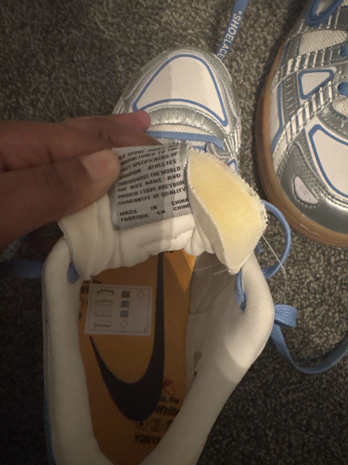Off-White Nike air rubber dunk/low Size US 6.5 / IT 36.5 - 6 Thumbnail