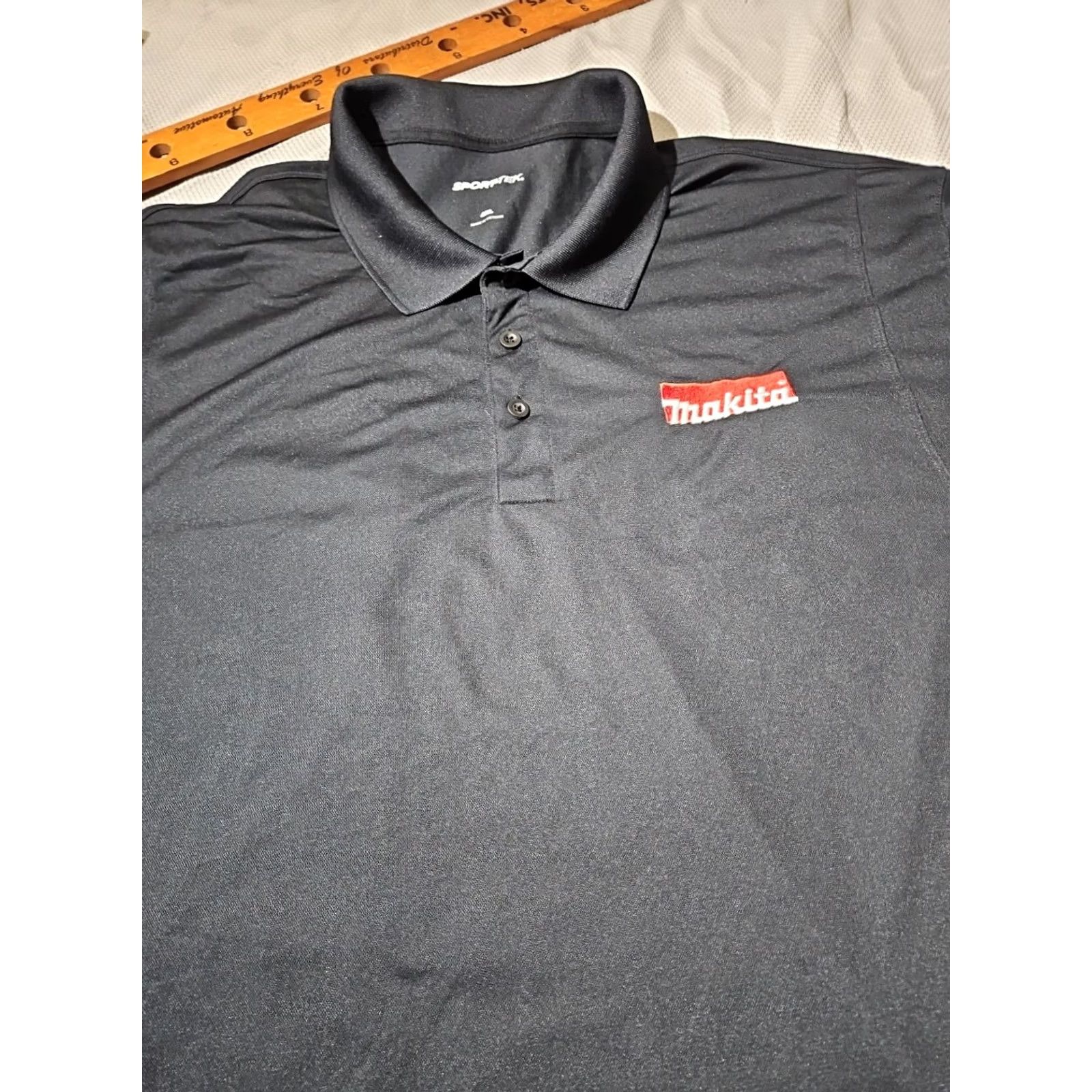 Vintage Makita Tools Shirt Mens 4XL XXXXL Polo Button Embroidered Sport Tek Logo Gray 100% Polyester Big & Tall Logo Polo Shirt Mens XXL? (No) Size US XXL / EU 58 / 5 - 2 Thumbnail
