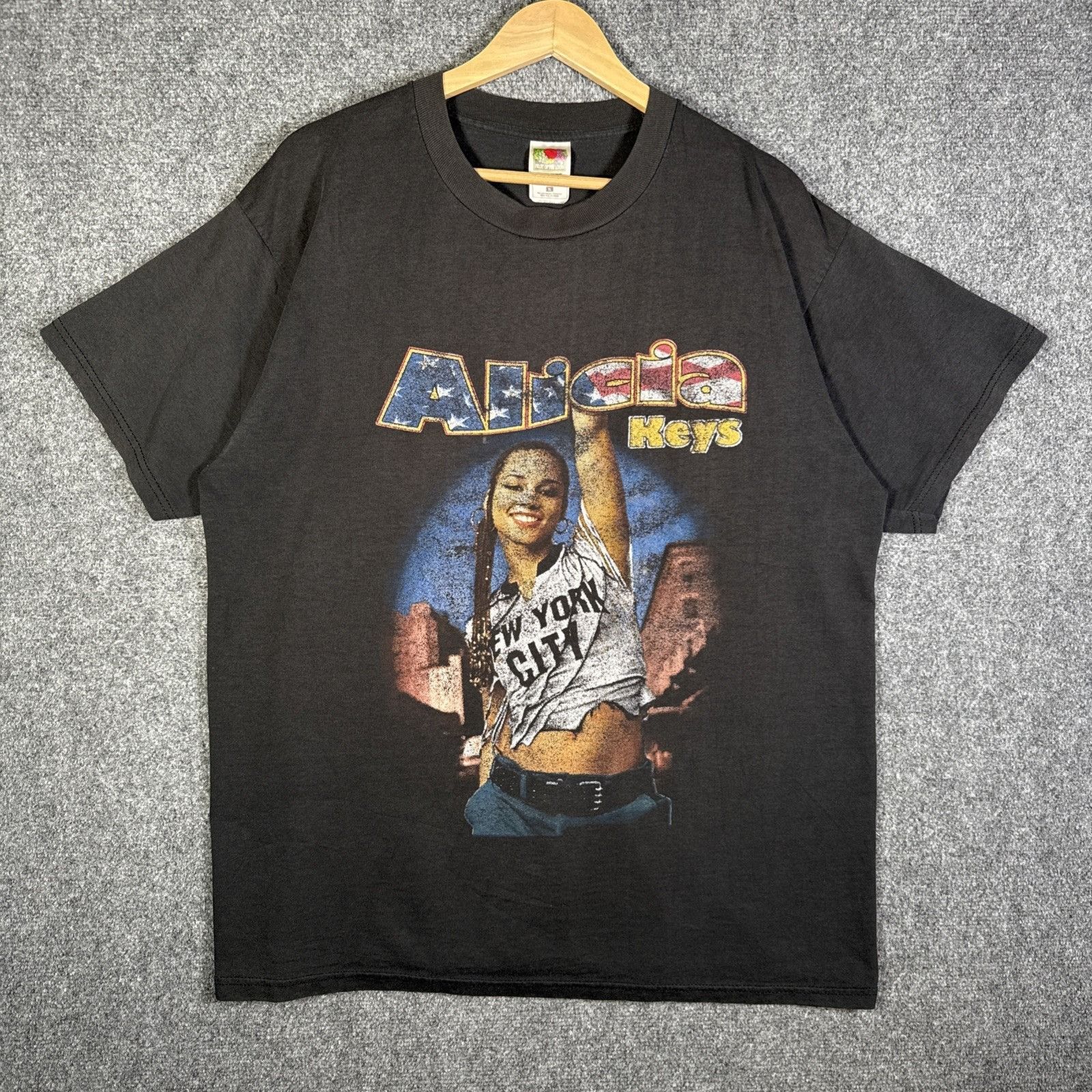 ツアーTシャツ 2005 アリシアキース　Alicia 希少 ALICIA KEYS Tシャツ アリシアキーズ アリシア 2005 - メルカリ