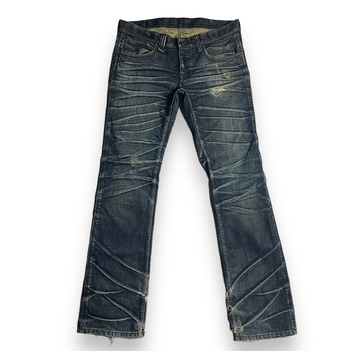 Vintage Vintage Buffalo Bobs Distressed Washed Denim Pants | Grailed