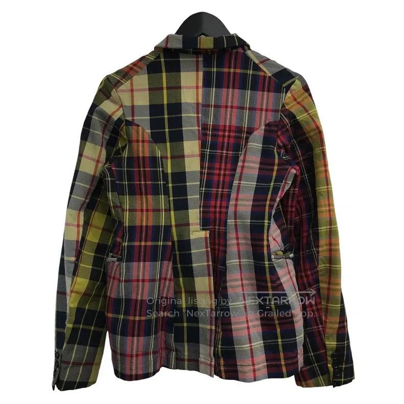 Comme des Garcons Comme Des Garcons Retro Suit Jacket with Colorful Plaid Pa Size S / US 4 / IT 40 - 2 Thumbnail