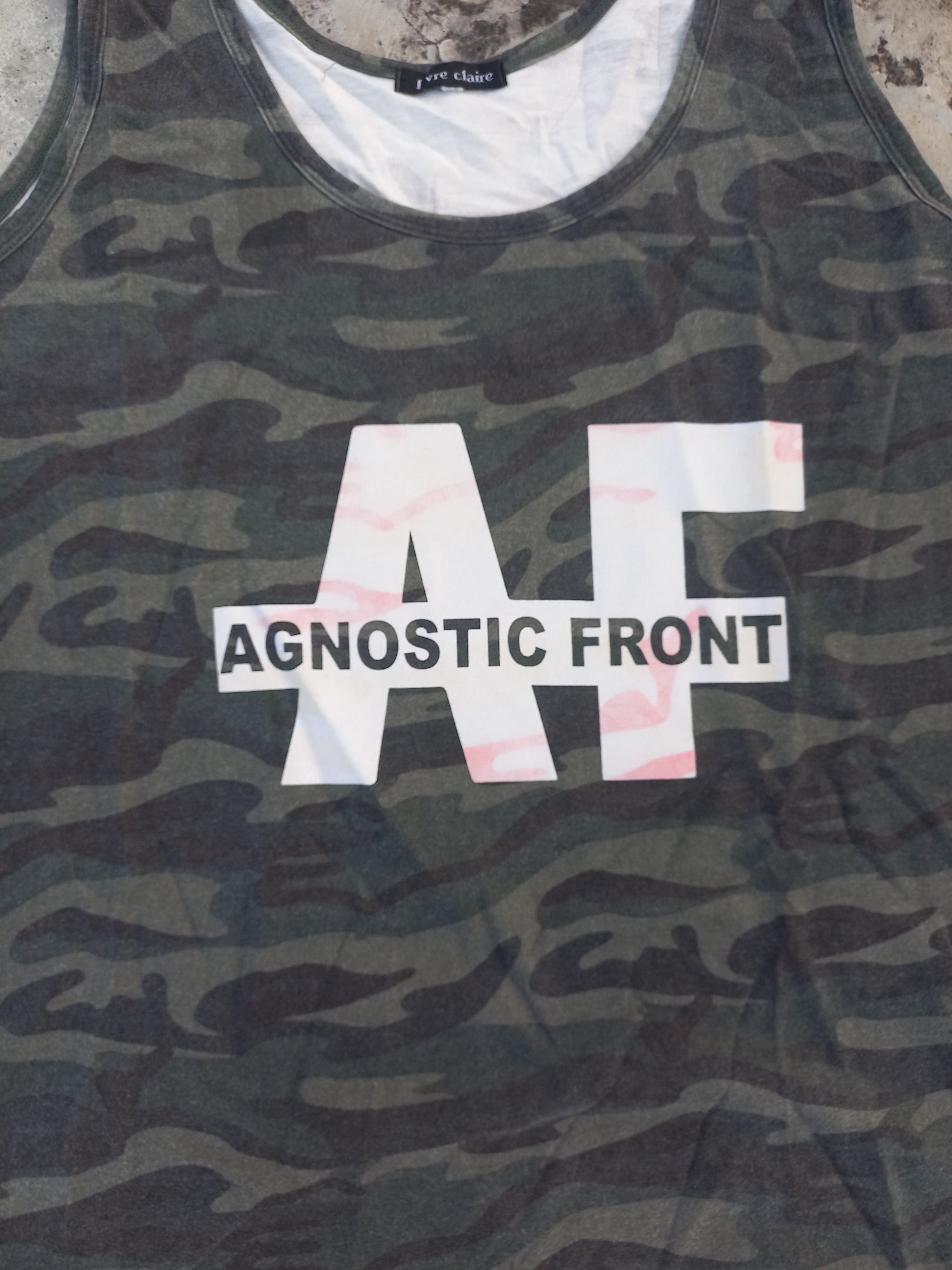Band Tees × Japanese Brand × Vintage Agnostic Front Band Tee Size US L / EU 52-54 / 3 - 4 Thumbnail