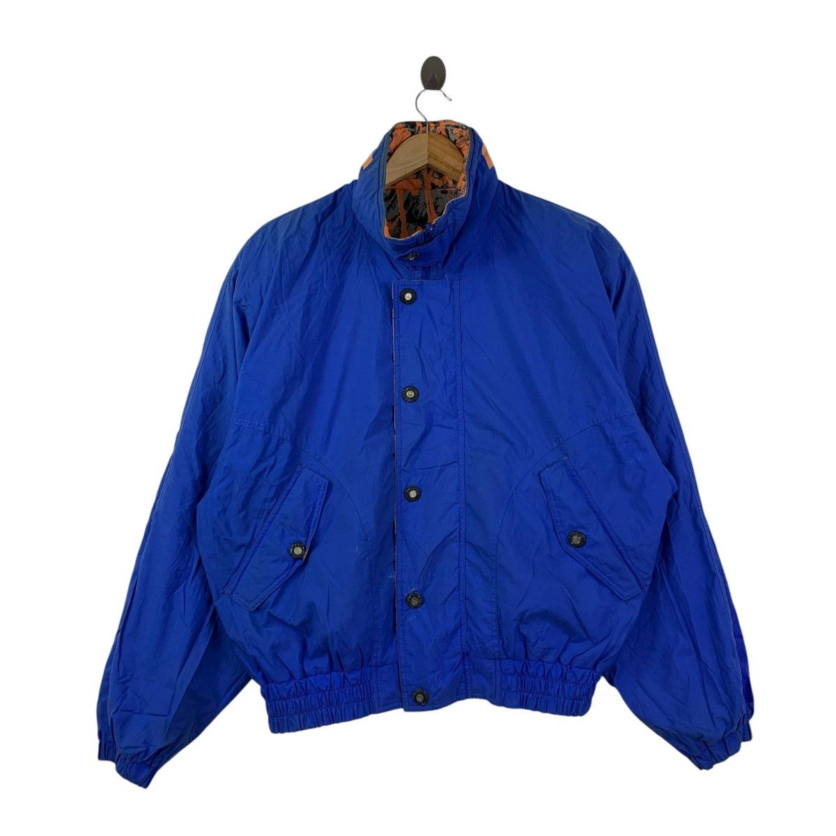 Adidas Vintage ADIDAS Reversible Windbreaker 90s Geometric Size US XXL / EU 58 / 5 - 4 Thumbnail
