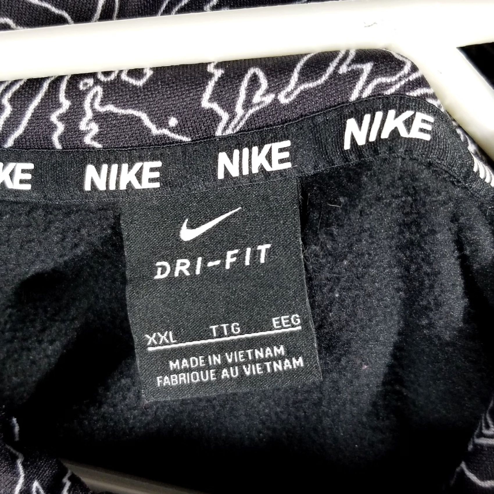 Nike Nike Dri-Fit Hoodie Men XXL Black Big Swoosh Hooded Topo 904923-010 Size US XXL / EU 58 / 5 - 7 Thumbnail