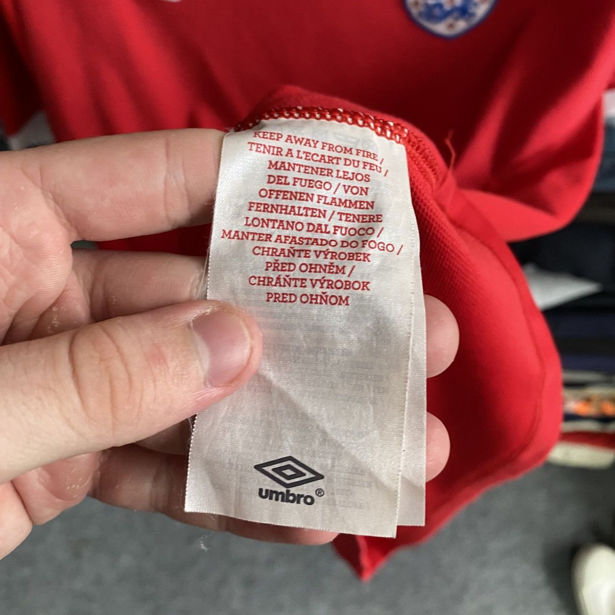Umbro Vintage Umbro England National Soccer Jersey size 16 Size XXL / US 16-18 / IT 52-54 - 8 Thumbnail
