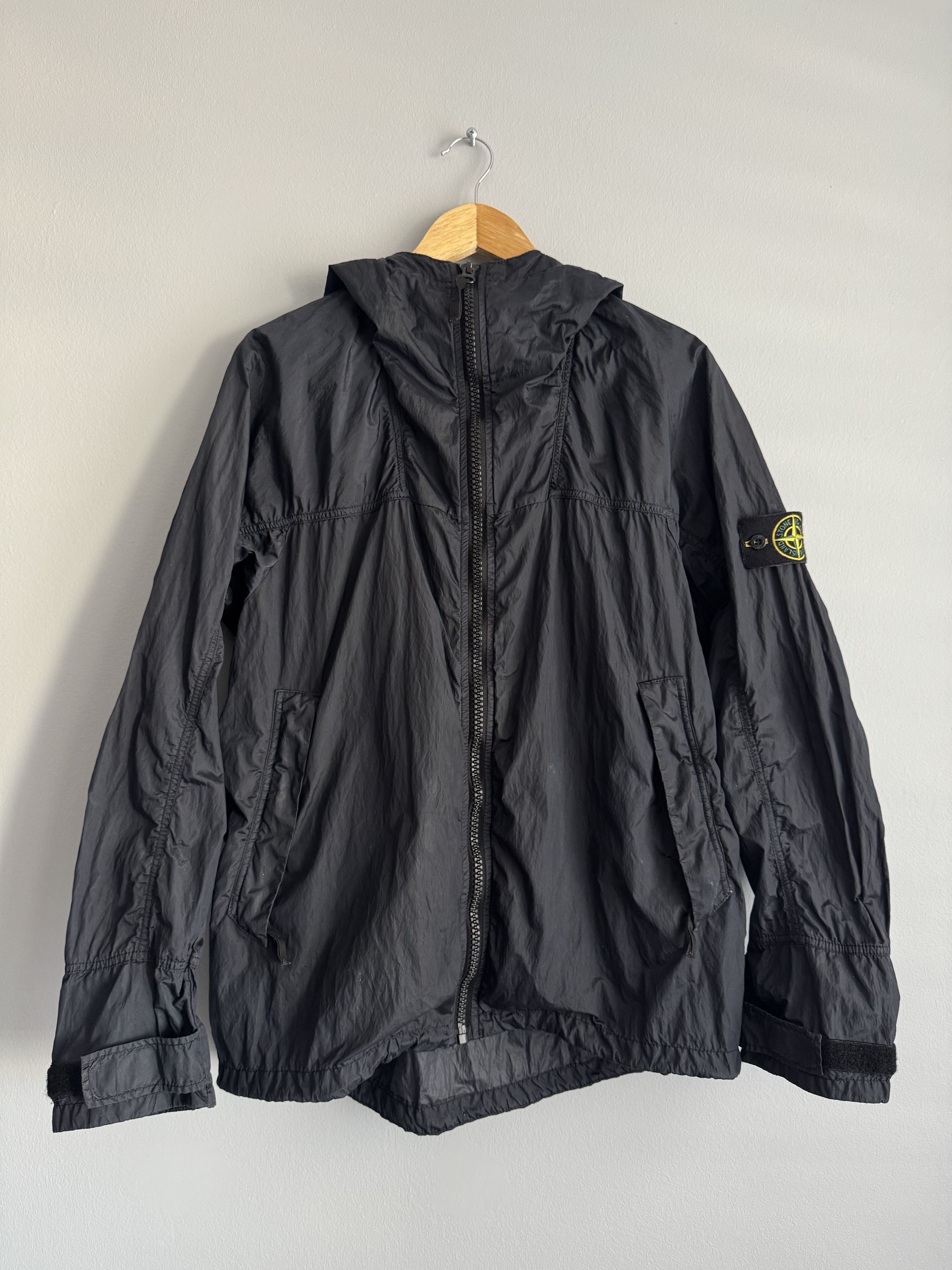 Stone Island Stone Island Black Navy Nylon Metal Watro Shimmer Jacket Size US XL / EU 56 / 4 - 4 Thumbnail