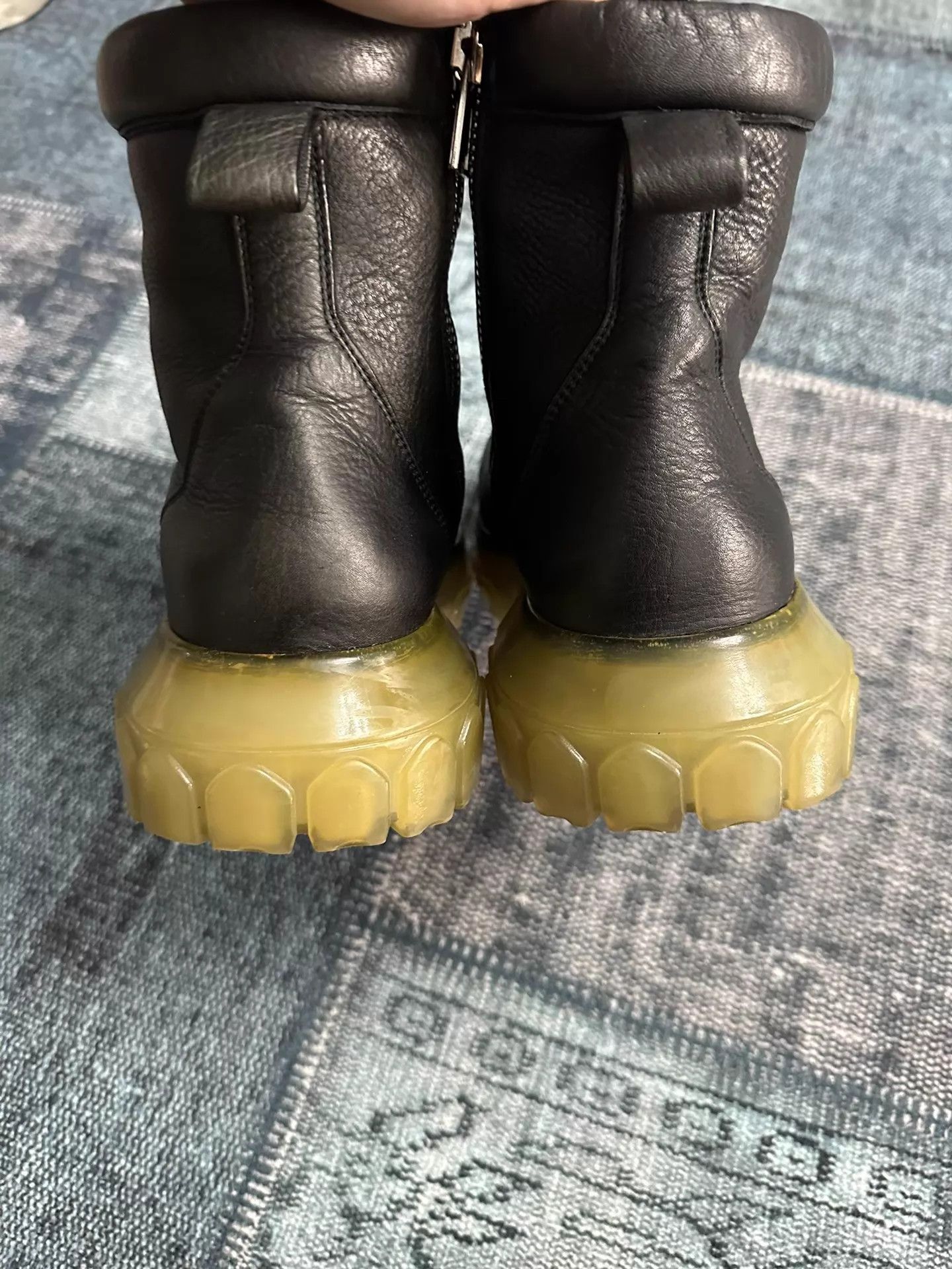 Rick Owens Rick Owens Transparent Octo Sole Military Boot 44 Mint Size US 11 / EU 44 - 4 Thumbnail