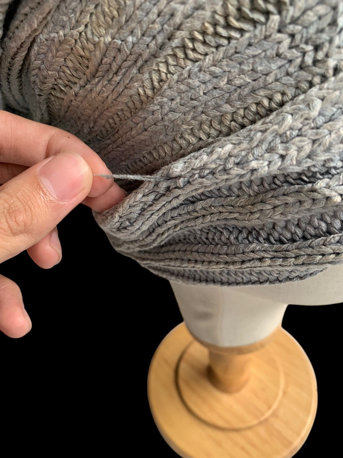 Kapital Rare💥Knitted Hippies Style Distressed Winter Session Hats Size ONE SIZE - 8 Thumbnail