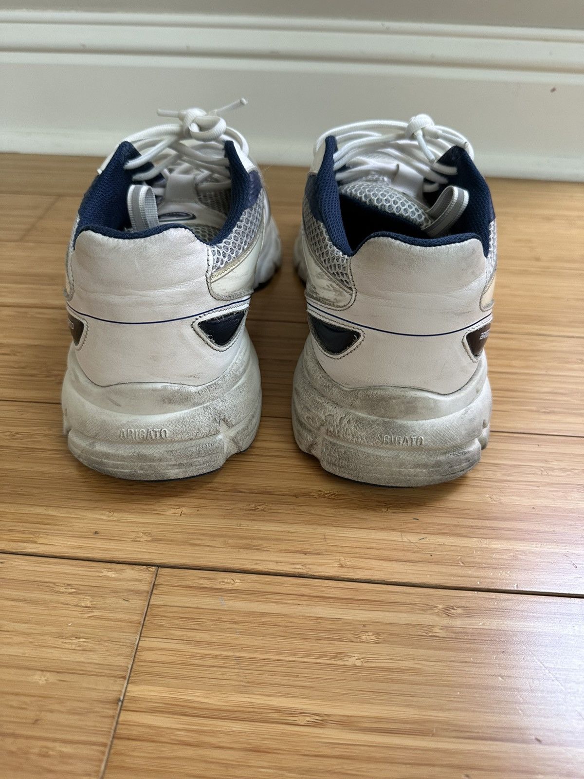 Helmut Lang Axel Arigato Marathon Runner White Blue Dad Sneakers 11 Size US 11 / EU 44 - 3 Thumbnail