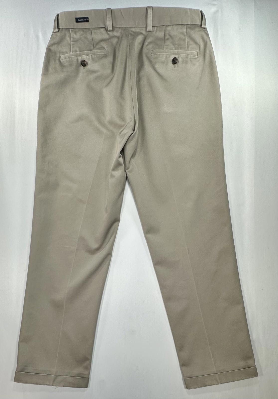 Joseph & Feiss Joseph Feiss Classic Straight Dress Pants Brown Mens 32/32 Size US 32 / EU 48 - 2 Thumbnail