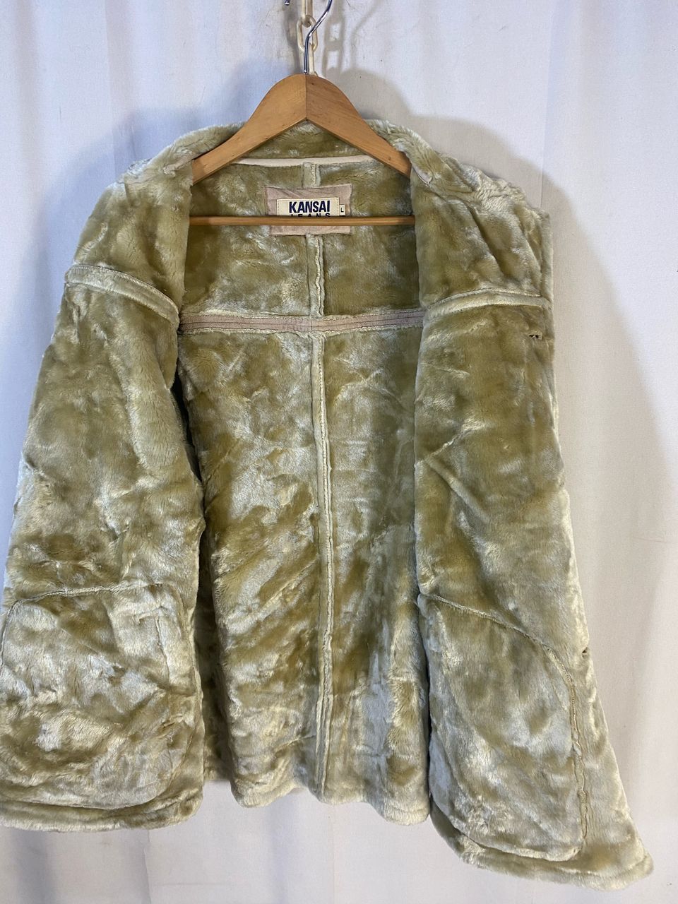 Japanese Brand × Kansai Yamamoto Unisex🔥Kansai jeans Sherpa jacket by kansai Yamamoto Size US M / EU 48-50 / 2 - 4 Thumbnail