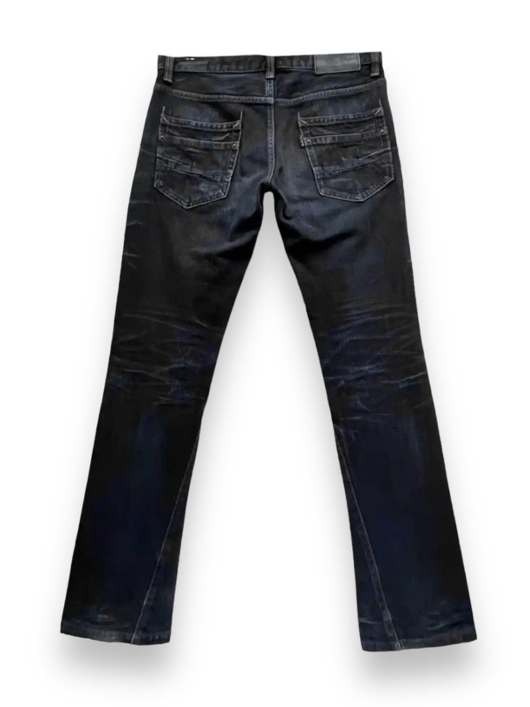 Tornado Mart FYE🔥TORNADO MART Japan Punk Bluish Whiskered Slim Fit Denim Size US 30 / EU 46 - 3 Thumbnail