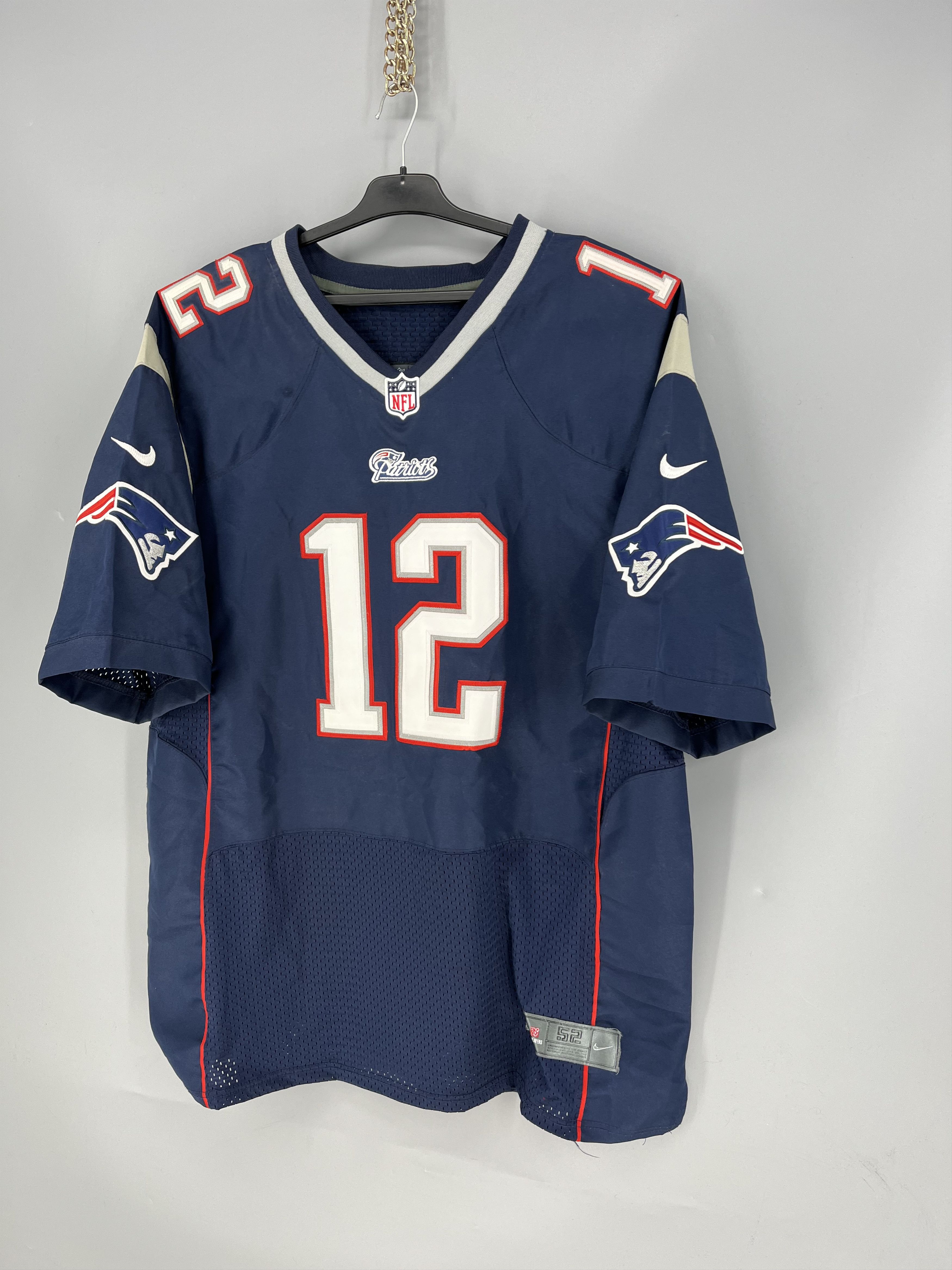 Nike #12 TOM BRADY NIKE NEW ENGLAND PATRIOTS JERSEY Size L Size US L / EU 52-54 / 3 - 3 Thumbnail