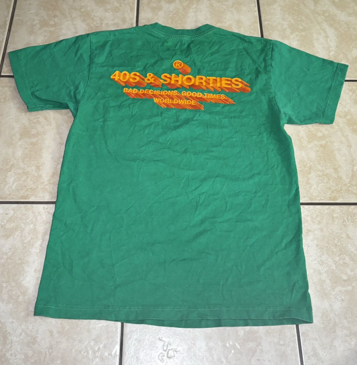 40's & Shorties 40’s and shorty’s green and orange T-shirt Size US M / EU 48-50 / 2 - 4 Thumbnail