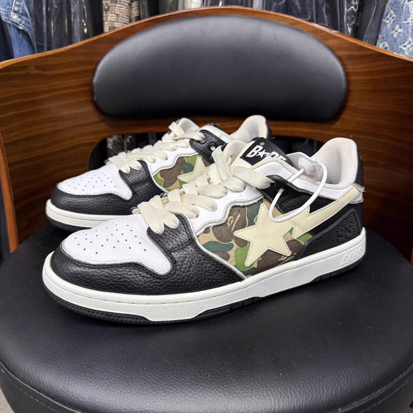 Bape Bapesta SK8 Casual Sneakers K15 Size US 8 / EU 41 - 1 Thumbnail