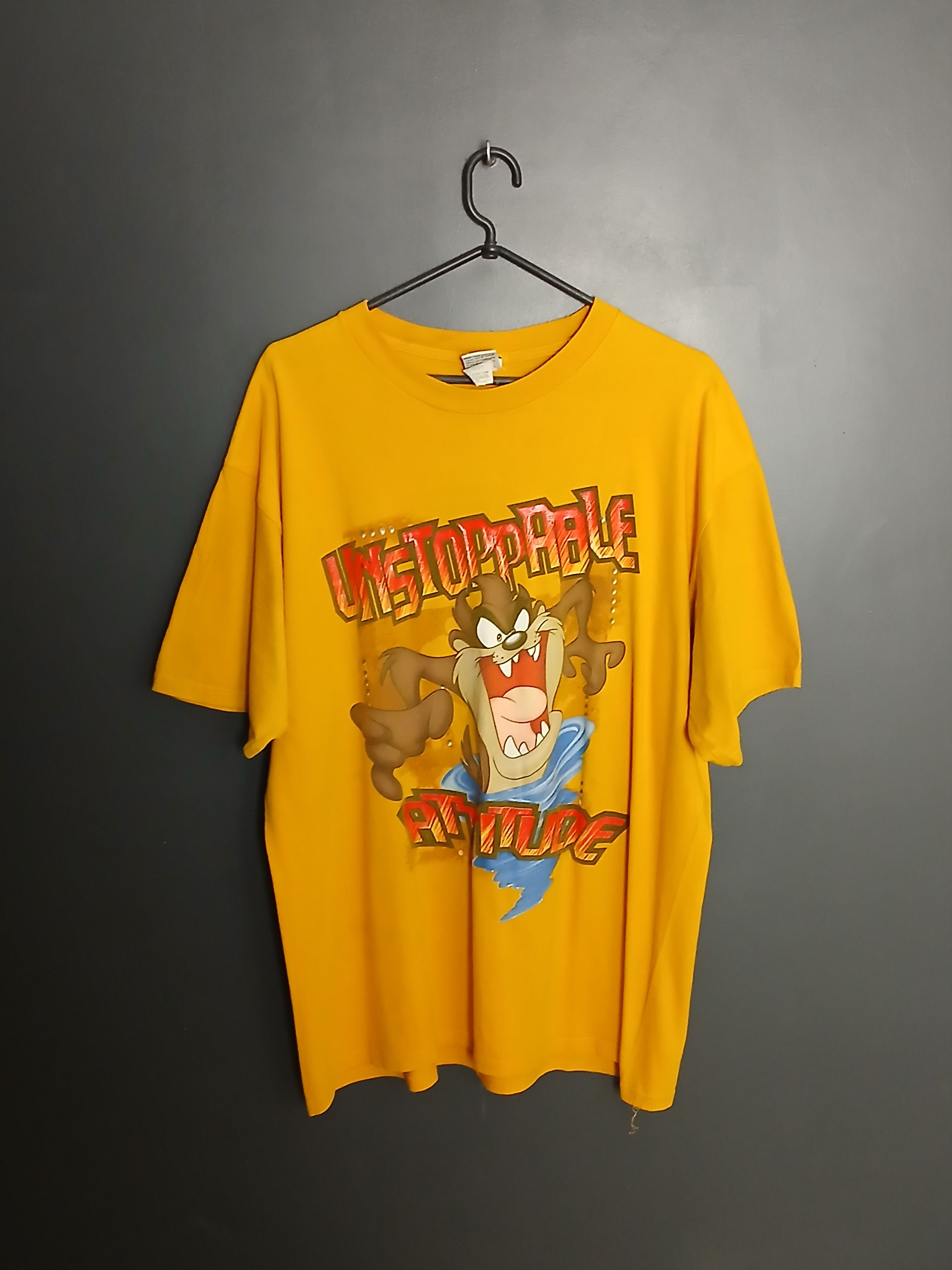 Cartoon Network × Vintage Vintage Looney Tunes Taz T-Shirt Size US XL / EU 56 / 4 - 1 Thumbnail