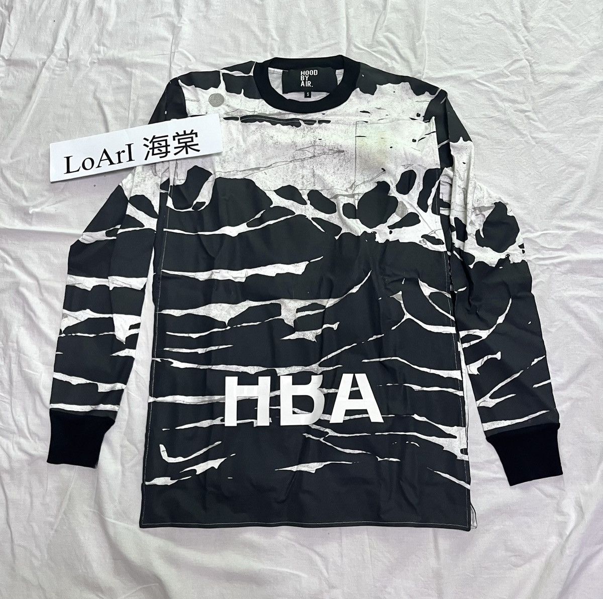 Hood By Air hoos by air hba “Bitch”slogan layered longsleeve | Grailed