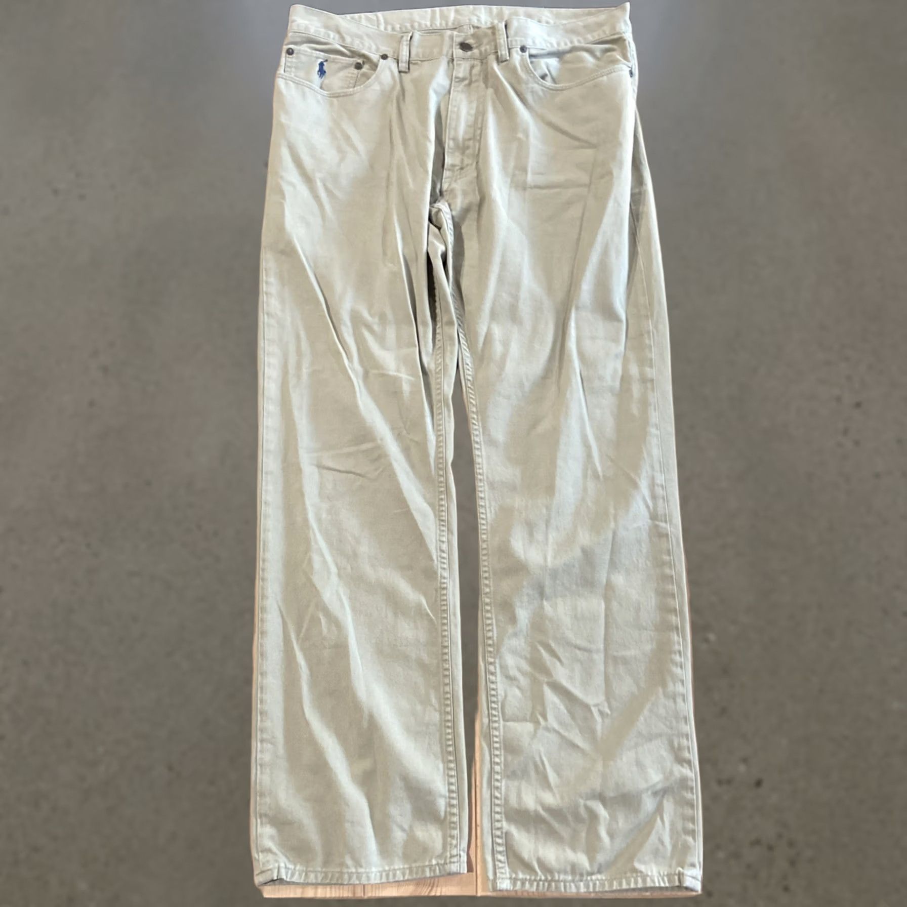 Polo Ralph Lauren Polo Ralph Lauren Chino Pants 5 Pocket Flat Front Khaki Beige Regular 36 x 32 Men’s Shirts? Size US M / EU 48-50 / 2 - 1 Thumbnail