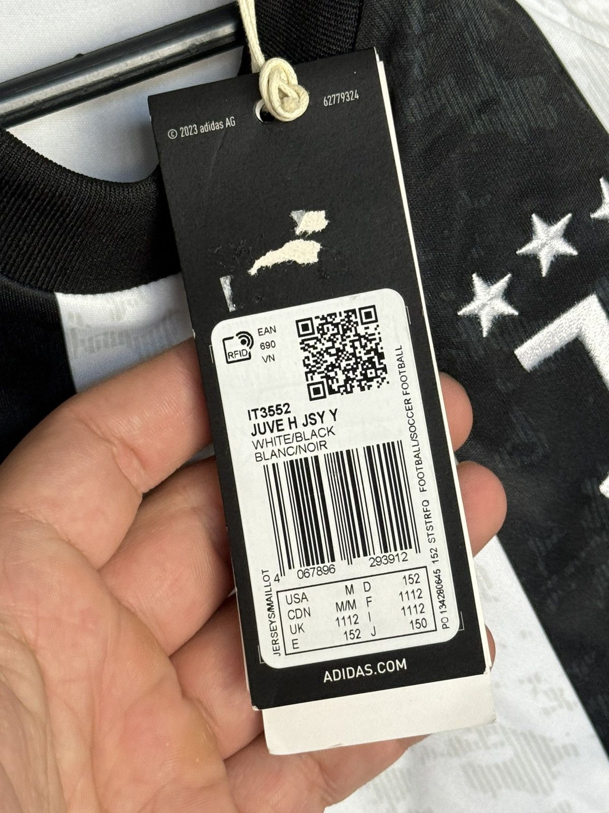 Adidas KIDS New Juventus 24/25 Home Football Jersey T-Shirt Size US XS / EU 42 / 0 - 11 Thumbnail