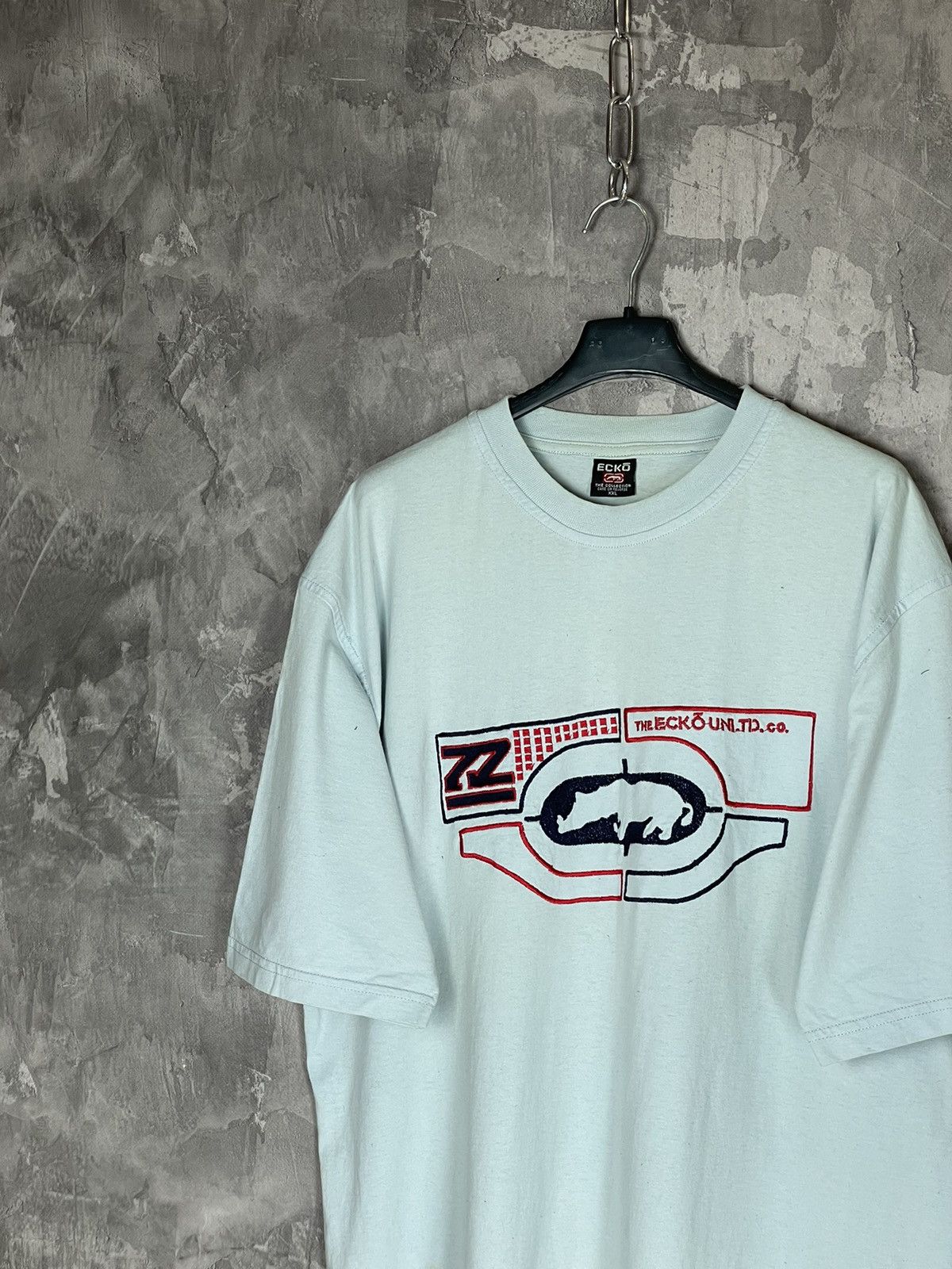 Ecko Unltd. × Vintage Vintage Y2K Rap Ecko UNLUTD Baggy Japan T shirt Size US XL / EU 56 / 4 - 4 Thumbnail