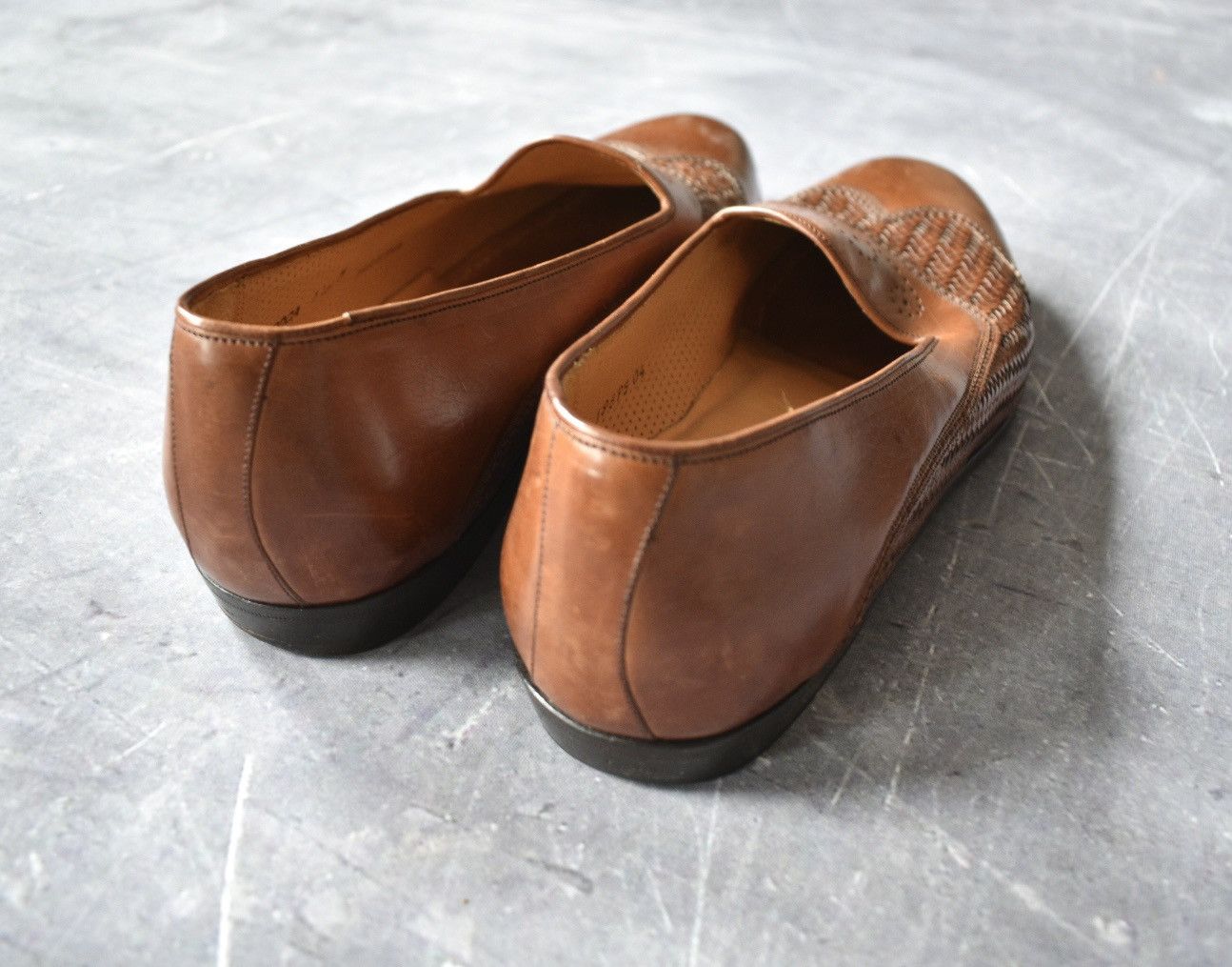 Mezlan Mezlan Brown Leather Loafers (11) Size US 12 / EU 45 - 3 Thumbnail