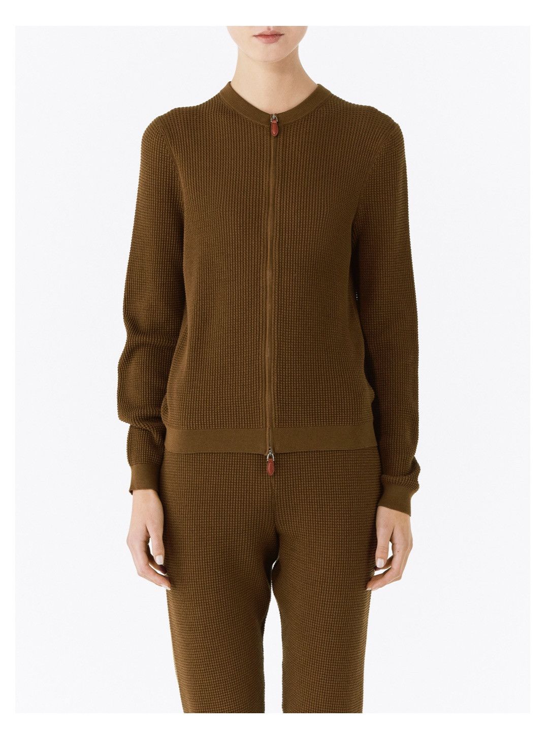 Loro Piana o1srvl11e0125 Puno Cotton Silk Bomber Jacket in Dark Brown Size S / US 4 / IT 40 - 1 Preview