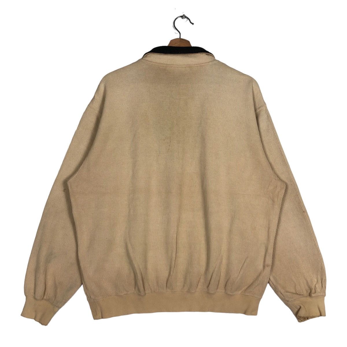 Burberry 🔥90’s Vintage Burberry Collar Sweatshirt Knit Streetwear Size US L / EU 52-54 / 3 - 8 Thumbnail