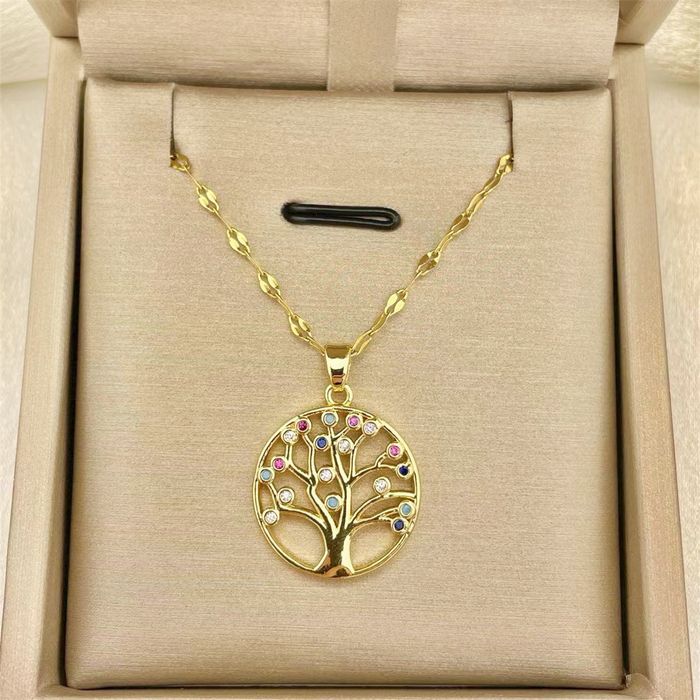 Chain Luxury Gold Life Tree Necklace | Grailed