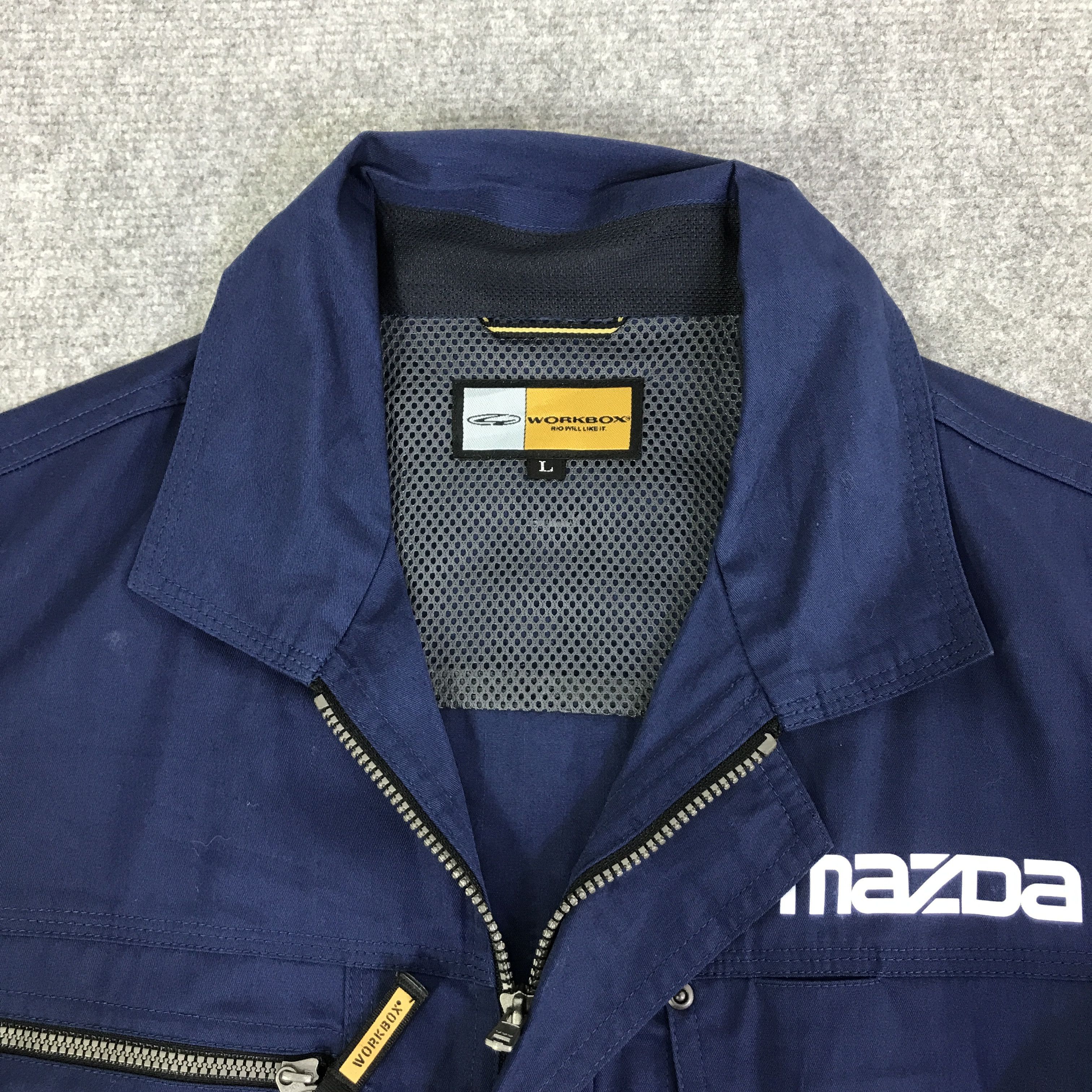 Japanese Brand MAZDA RACING SPORTS JAPAN CUSTOM WORK JACKET K107B5 Size US L / EU 52-54 / 3 - 9 Thumbnail