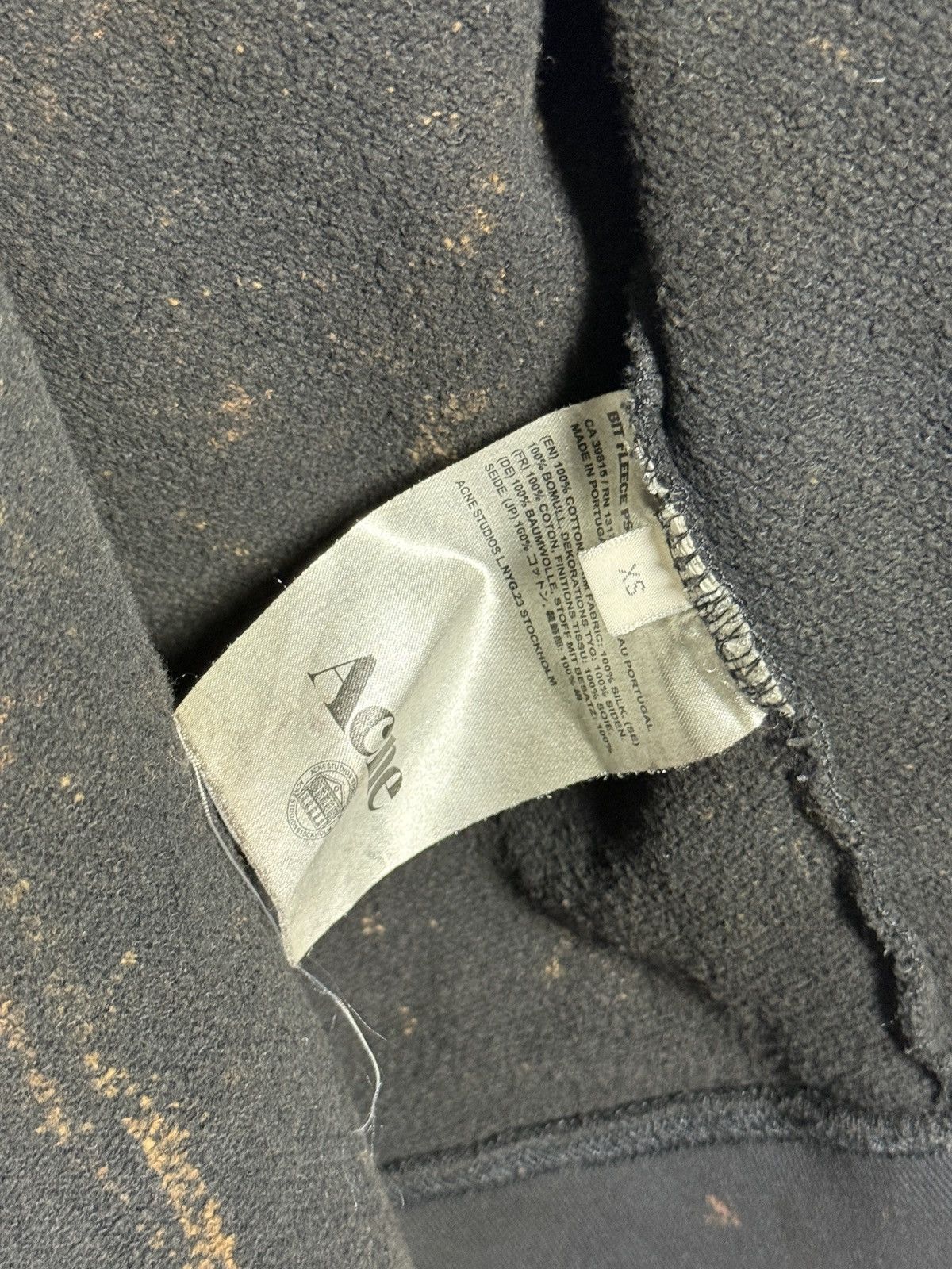 Acne Studios Acne Studios hoodie with overdye treatment Size US M / EU 48-50 / 2 - 8 Thumbnail