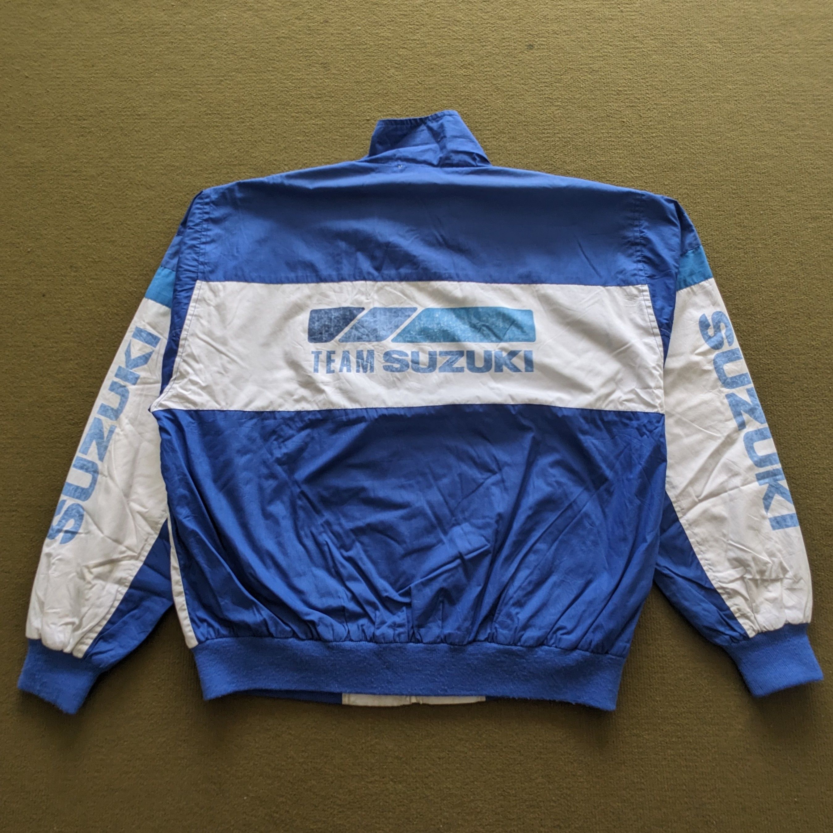 Japanese Brand Vintage SUZUKI Motorsports Racing Jacket Size US XL / EU 56 / 4 - 1 Thumbnail