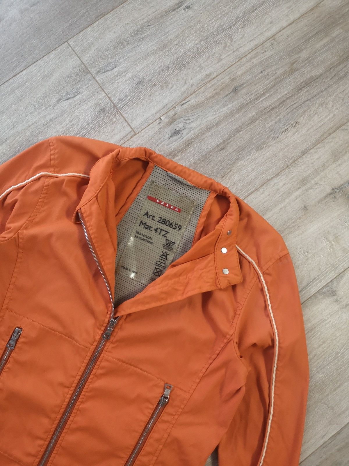 Prada Prada Nylon Jacket Made in Italy Size L / US 10 / IT 46 - 3 Thumbnail