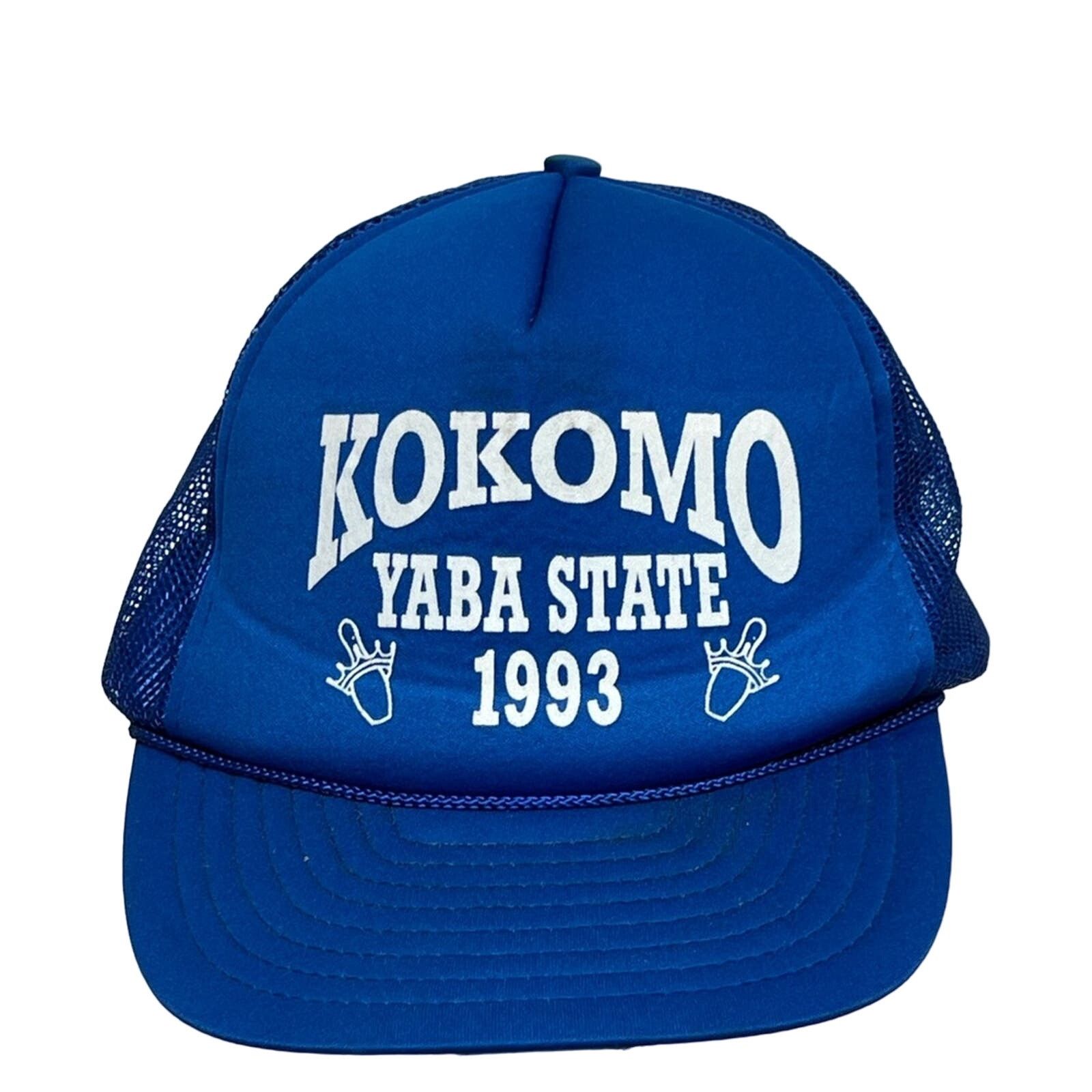 Other Vintage 90’s Kokomo Yaba State Blue Trucker Snapback Hat Size ONE SIZE - 1 Thumbnail