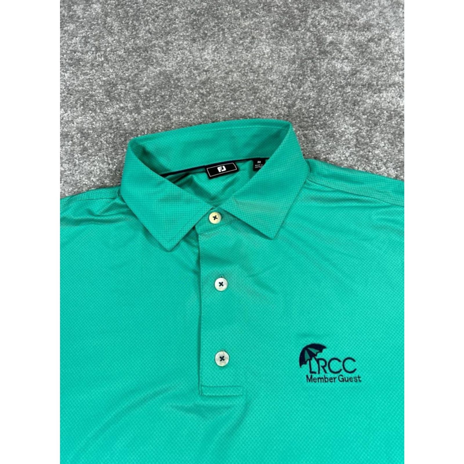 Footjoy FootJoy Polo Shirt Mens M Green Golf Logo Shirt Regular Short Sleeve Polo Size US M / EU 48-50 / 2 - 2 Thumbnail