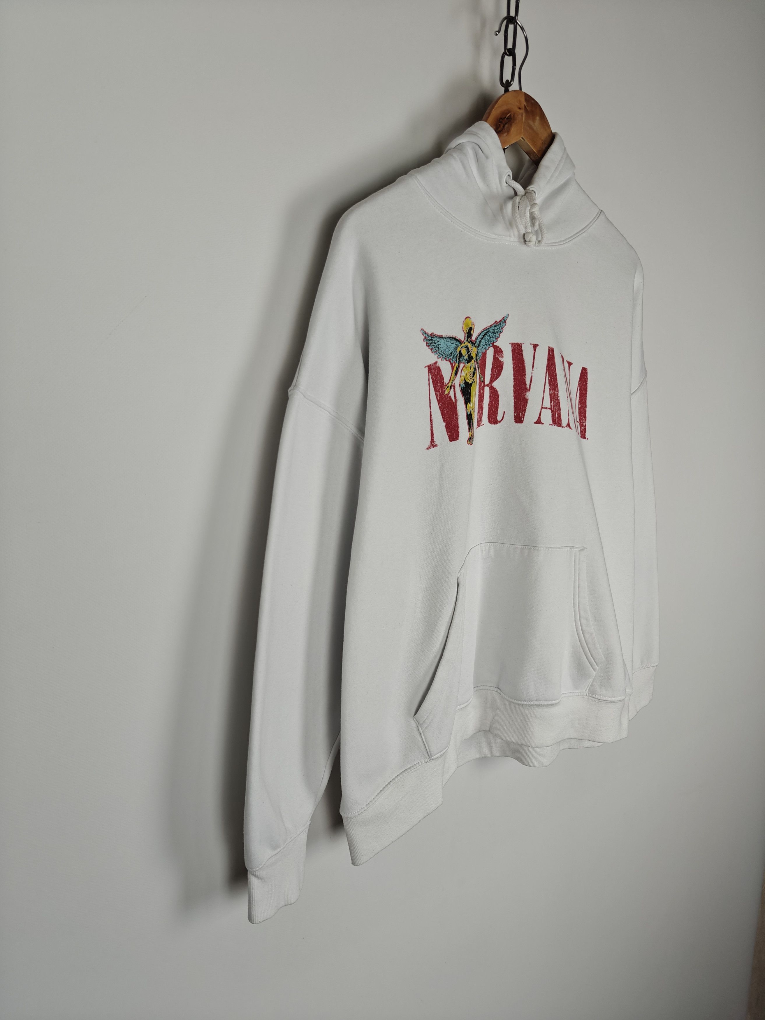 Nirvana Nirvana Hoddie Big Print Pullover White size S Size US S / EU 44-46 / 1 - 6 Thumbnail