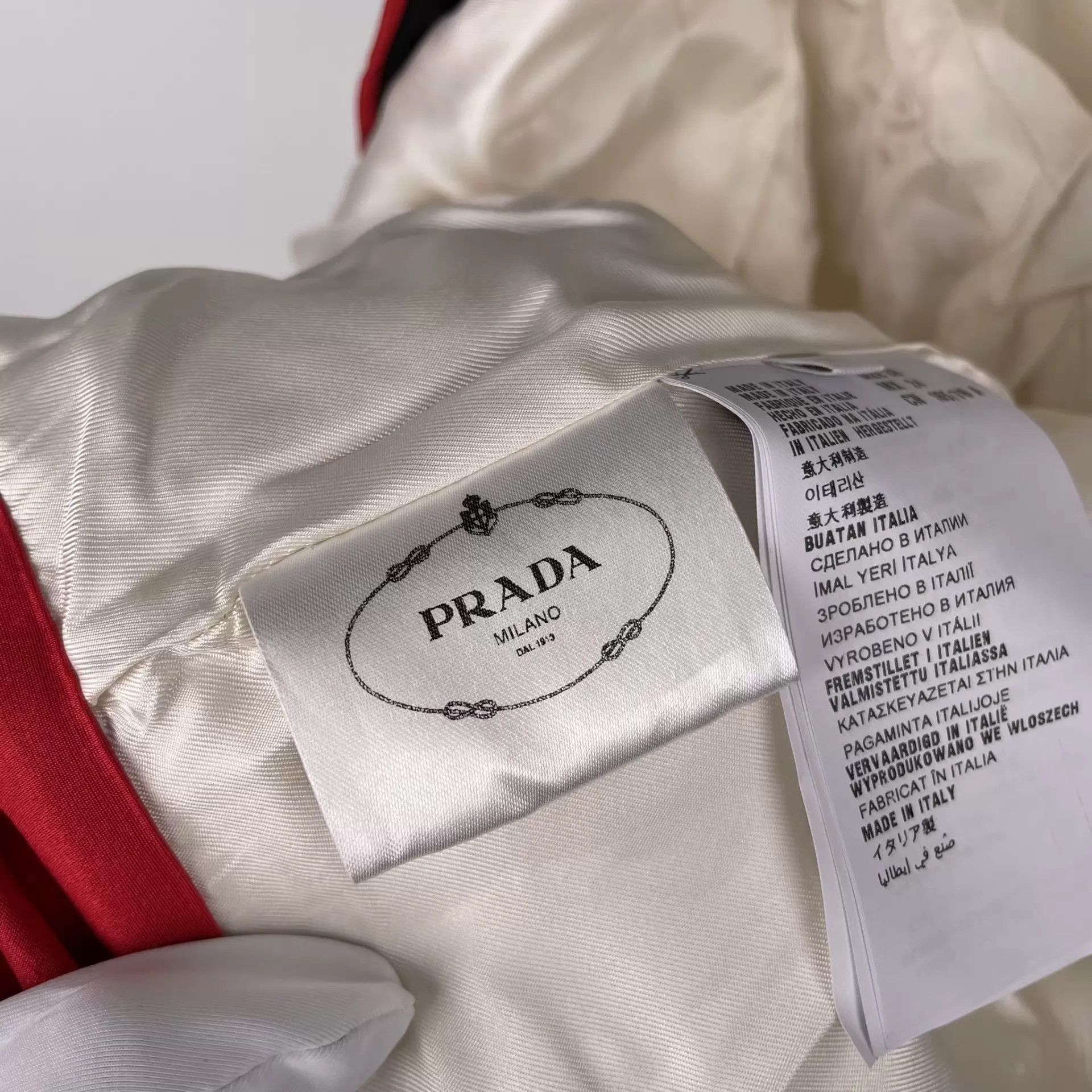 Prada Prada Cotton White Jacket 38 Size XS / US 0-2 / IT 36-38 - 4 Thumbnail