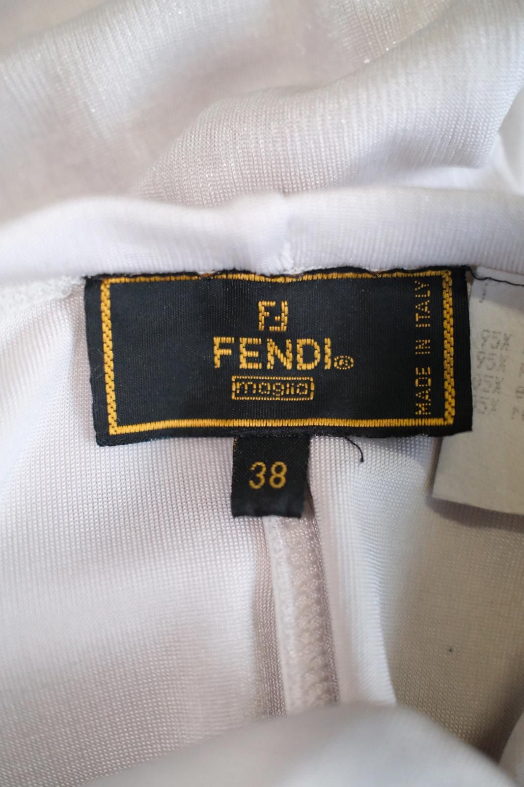 Fendi 80's Fendi Maglia Wide-Leg Shimmer Pant Size 28" / US 6 / IT 42 - 4 Thumbnail