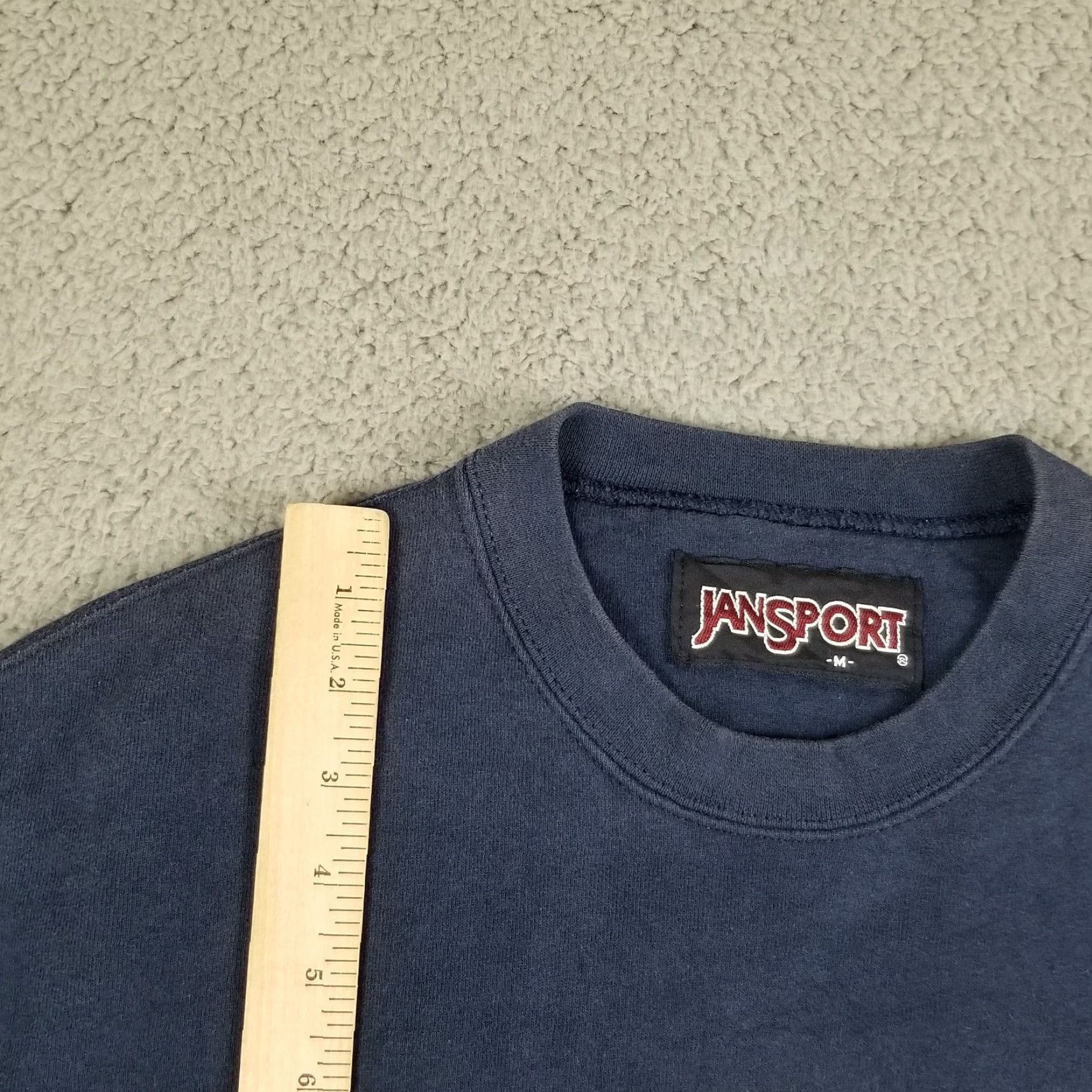 Jansport VINTAGE JanSport College Sweatshirt Crewneck XL Blue 90s College Spirit Pullover Mens Size US XL / EU 56 / 4 - 3 Thumbnail