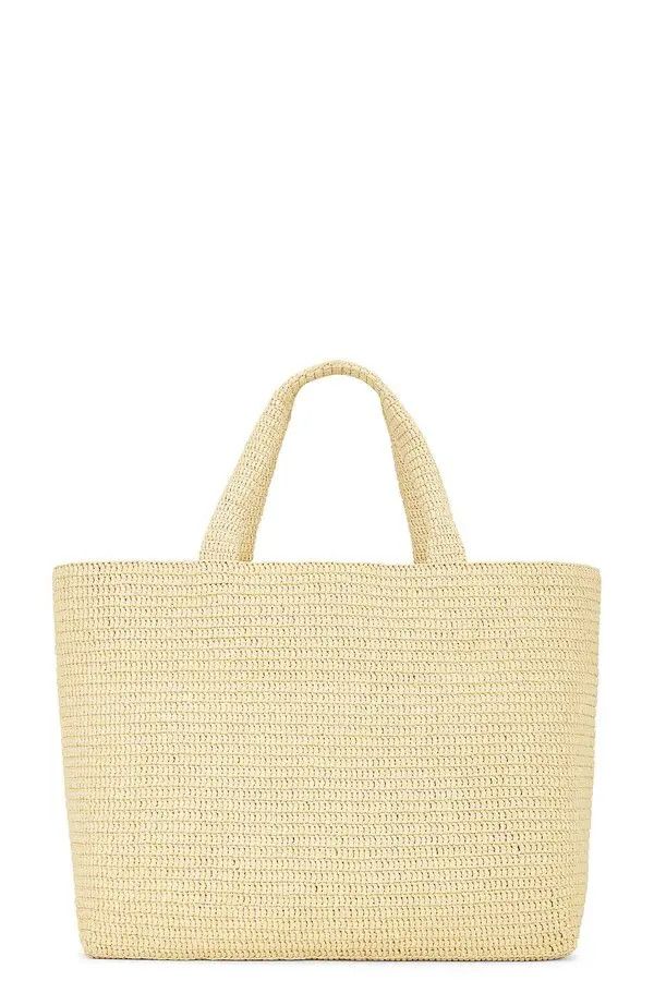 Saint Laurent Paris o1bcso1str0326 Size:OS/Raffia Tote Bag in Natural/Beige Size ONE SIZE - 2 Thumbnail