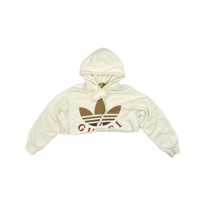 Gucci Gucci x Adidas Cropped Logo Hoodie for Women-2507 Size S / US 4 / IT 40 - 8 Thumbnail