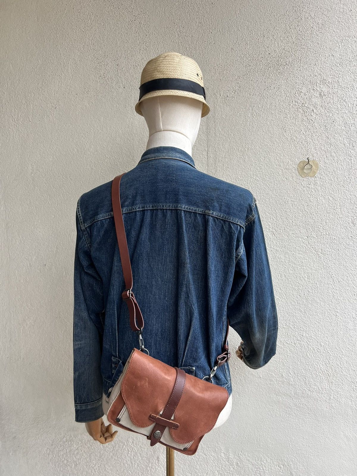 Leather Vintage Agility Japan Patina Leather Hybrid Bag Size ONE SIZE - 3 Thumbnail