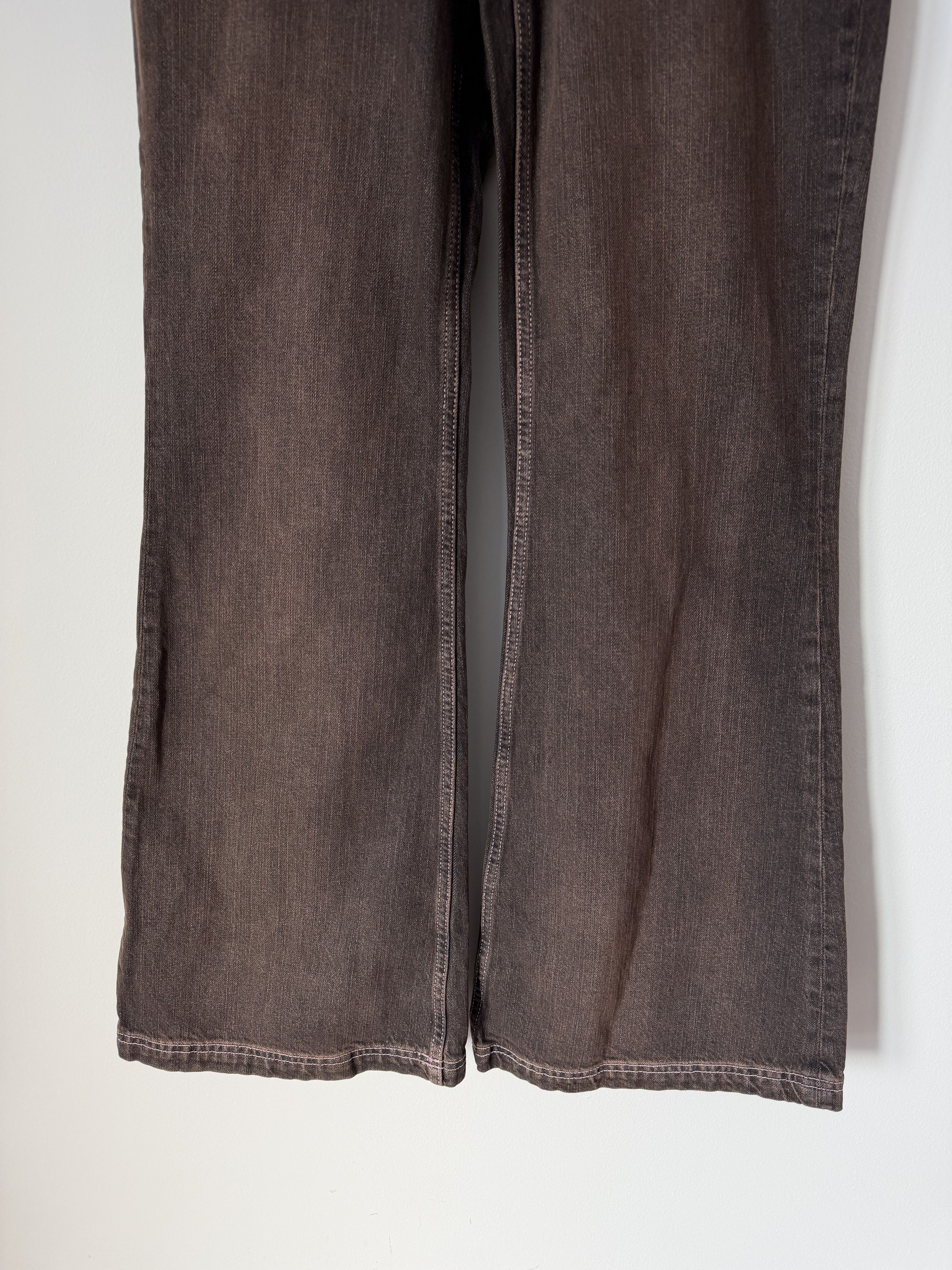 Heaven by Marc Jacobs Heaven by Marc Jacobs Detached Waistband Flared Jeans Brown Size 30" / US 8 / IT 44 - 3 Thumbnail