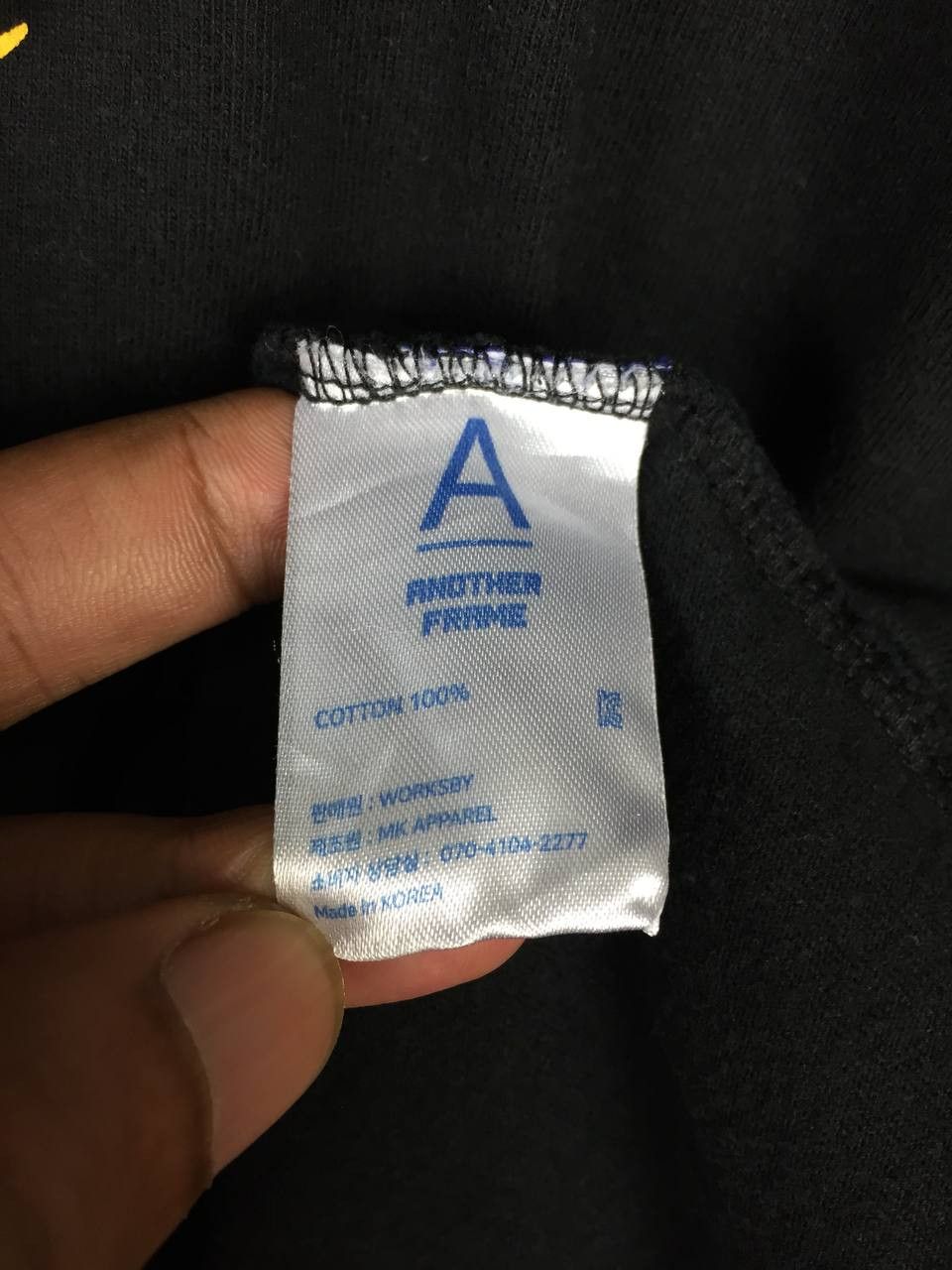Other Another Frame Korean Brand Vivid Collection Logo Tee Size US L / EU 52-54 / 3 - 9 Thumbnail