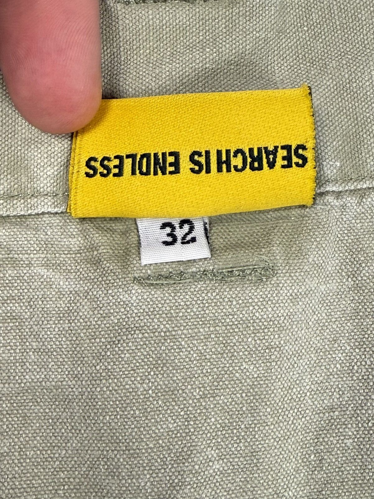 Rip Curl 1990’s Vintage Rip Curl Khaki Green Canvas Long Shorts Jorts Size US 30 / EU 46 - 5 Thumbnail