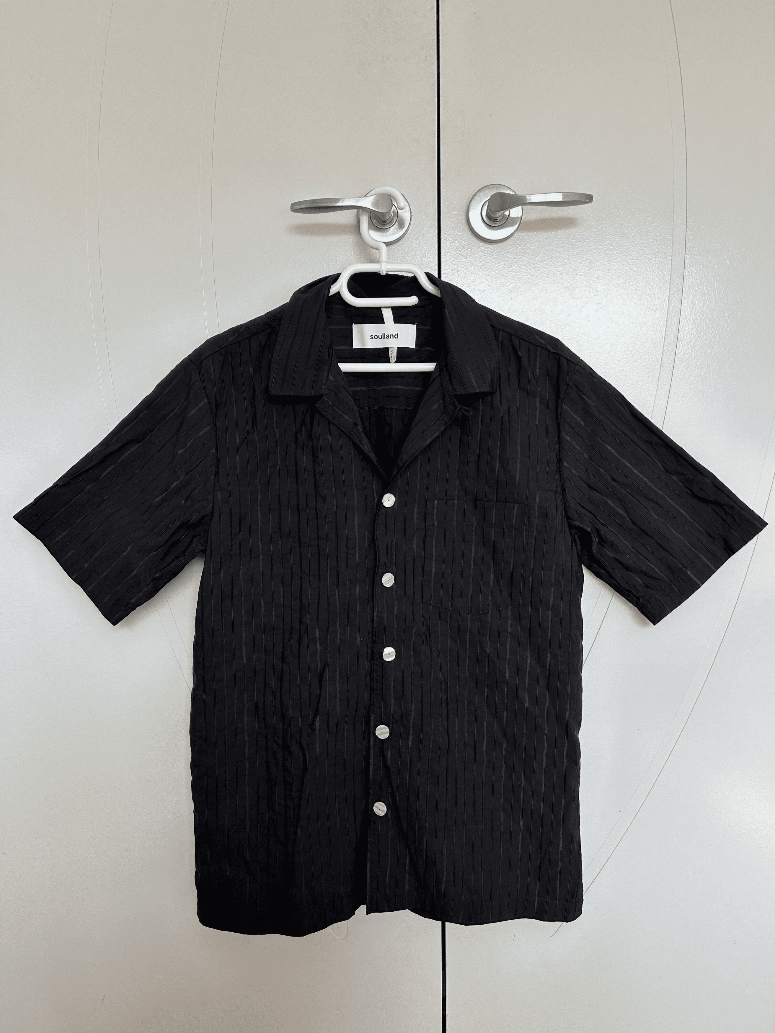 Soulland [Soulland] ORSON SHIRT (BLACK) Size US S / EU 44-46 / 1 - 1 Thumbnail