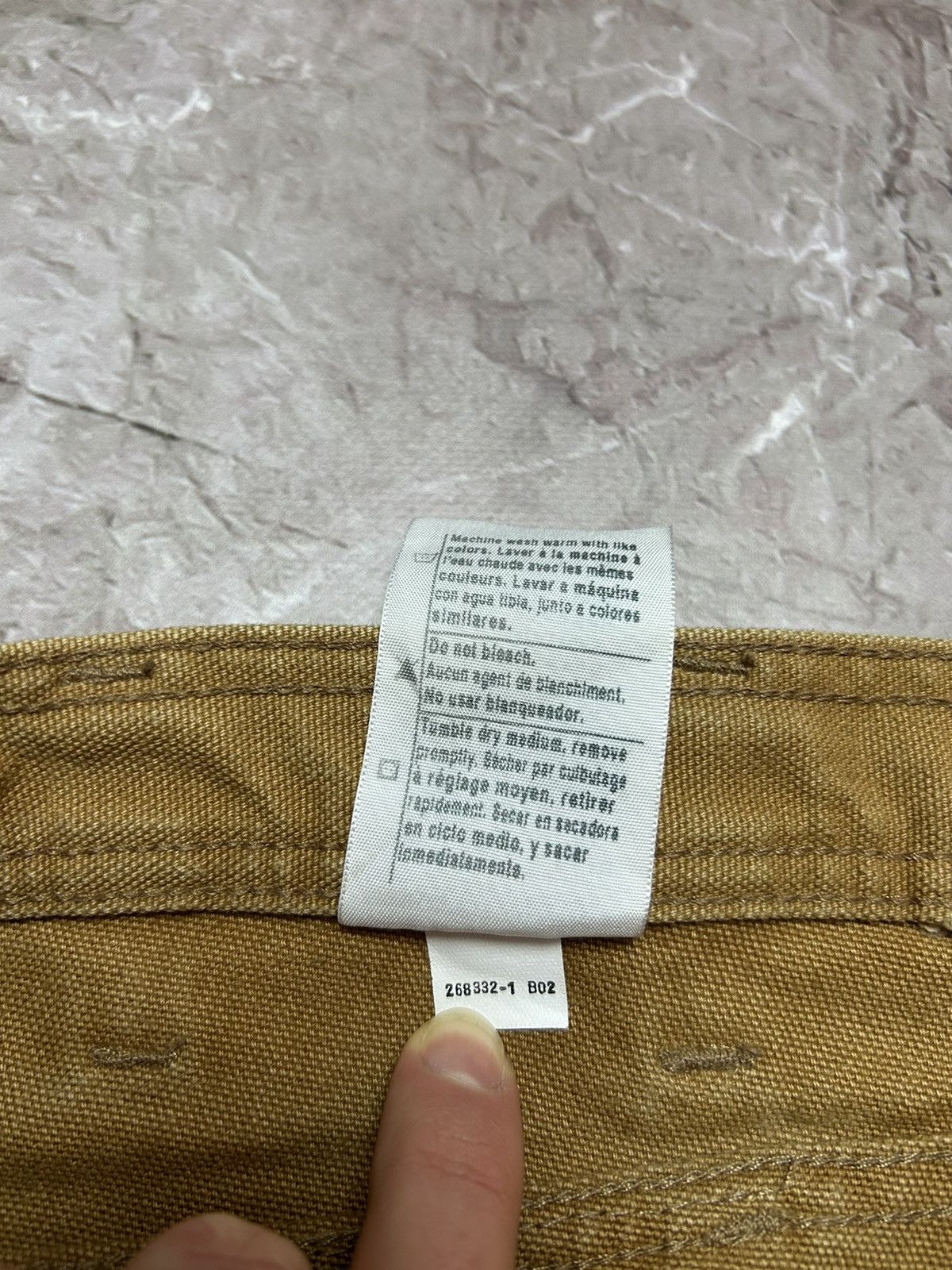 Carhartt × Vintage Faded Brown Carhartt Double Knee Brown Carhartt Pants B01 Size US 32 / EU 48 - 9 Thumbnail