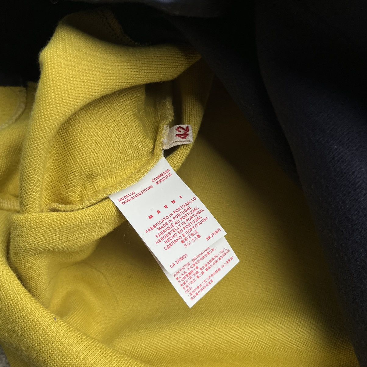 Marni Marni Avant-Garde Blouse navy yellow Japanese Style Size M / US 6-8 / IT 42-44 - 5 Thumbnail